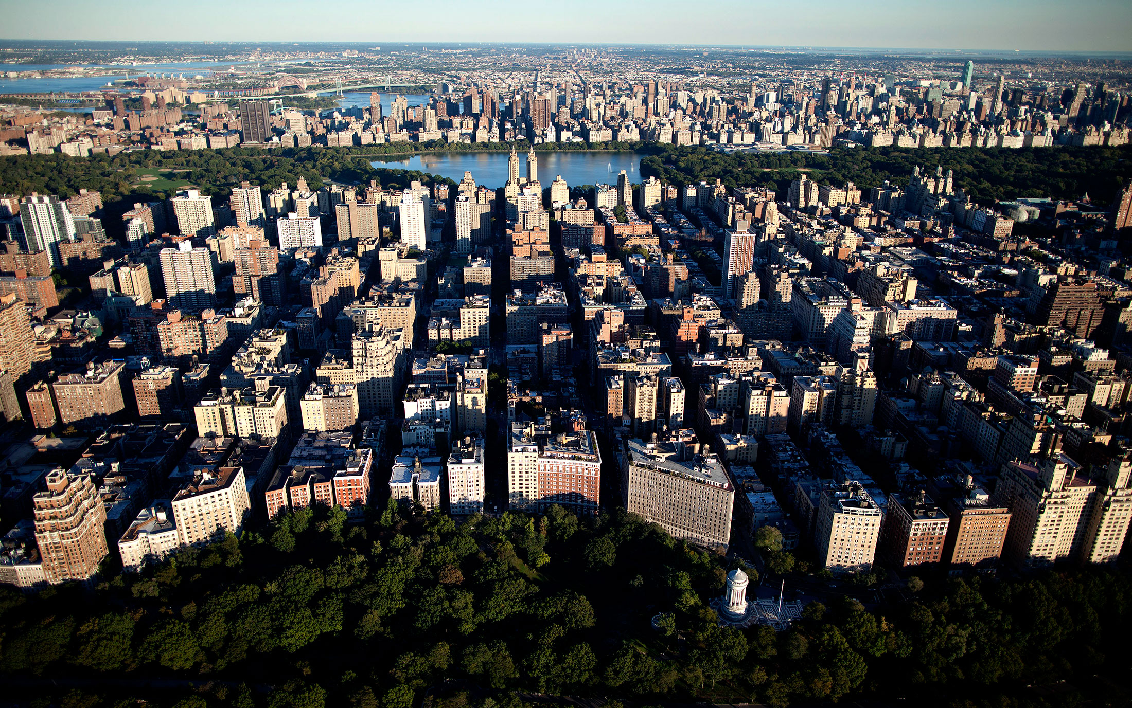 Residential properties in New York City.
