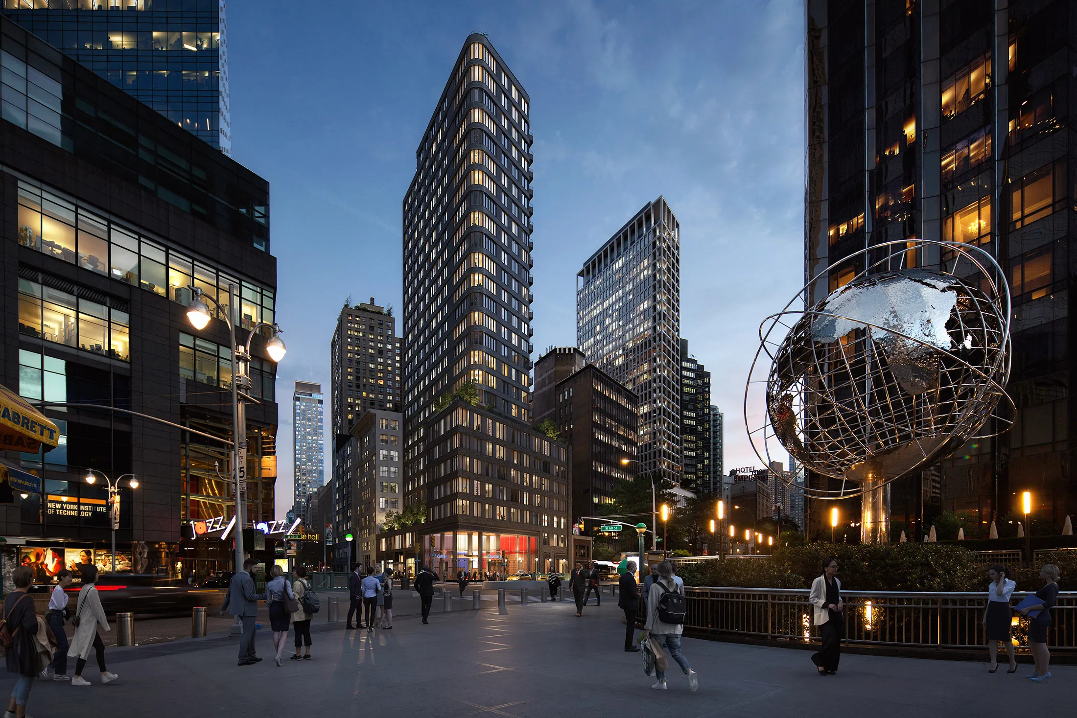 Rendering of Anagram Columbus Circle.