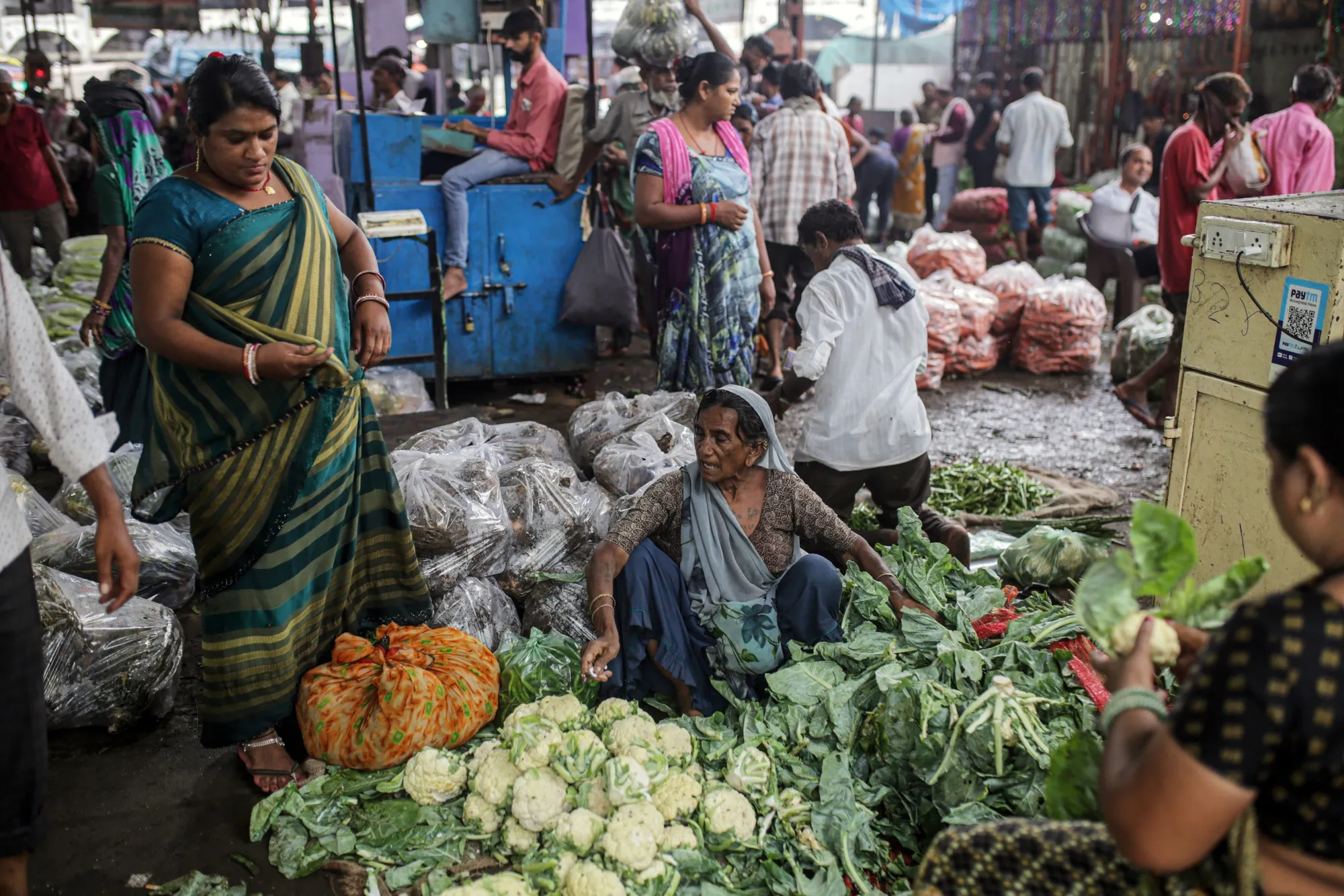 Vegetables at a wholesale market in Ahmedabad, India.