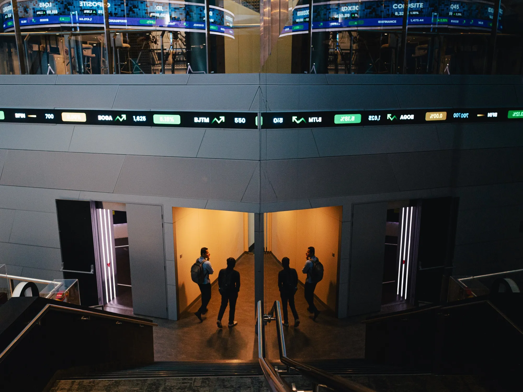 The Indonesia Stock Exchange (IDX) in Jakarta.