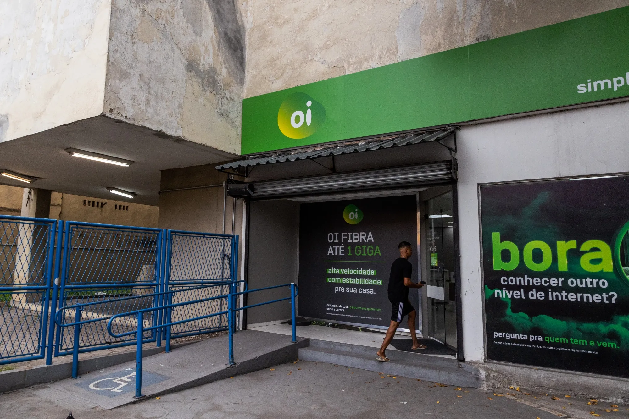 Uma loja da Oi no Rio de Janeiro em 2023.