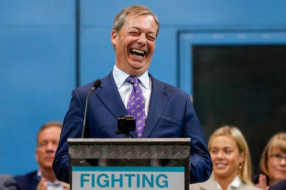 Farage Plans Revolution as Brexit Party Targets EU Election