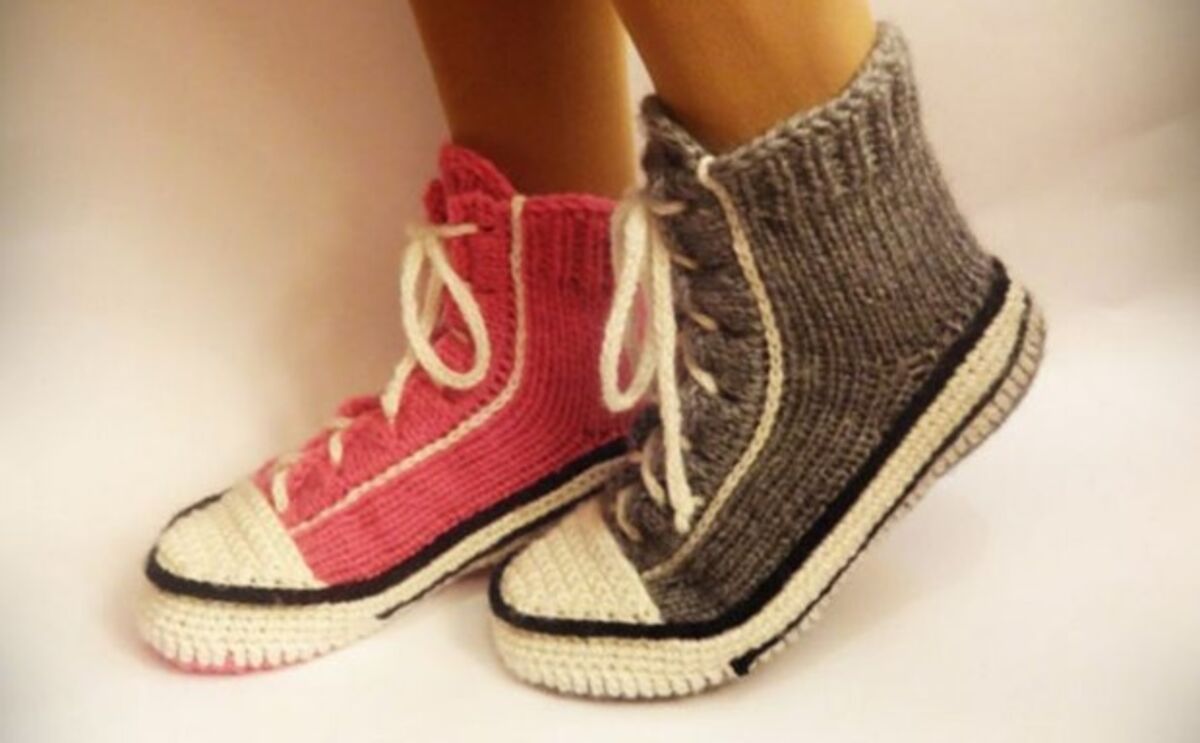 knitted converse