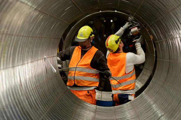 Finishing the Nord Stream 2 pipeline.