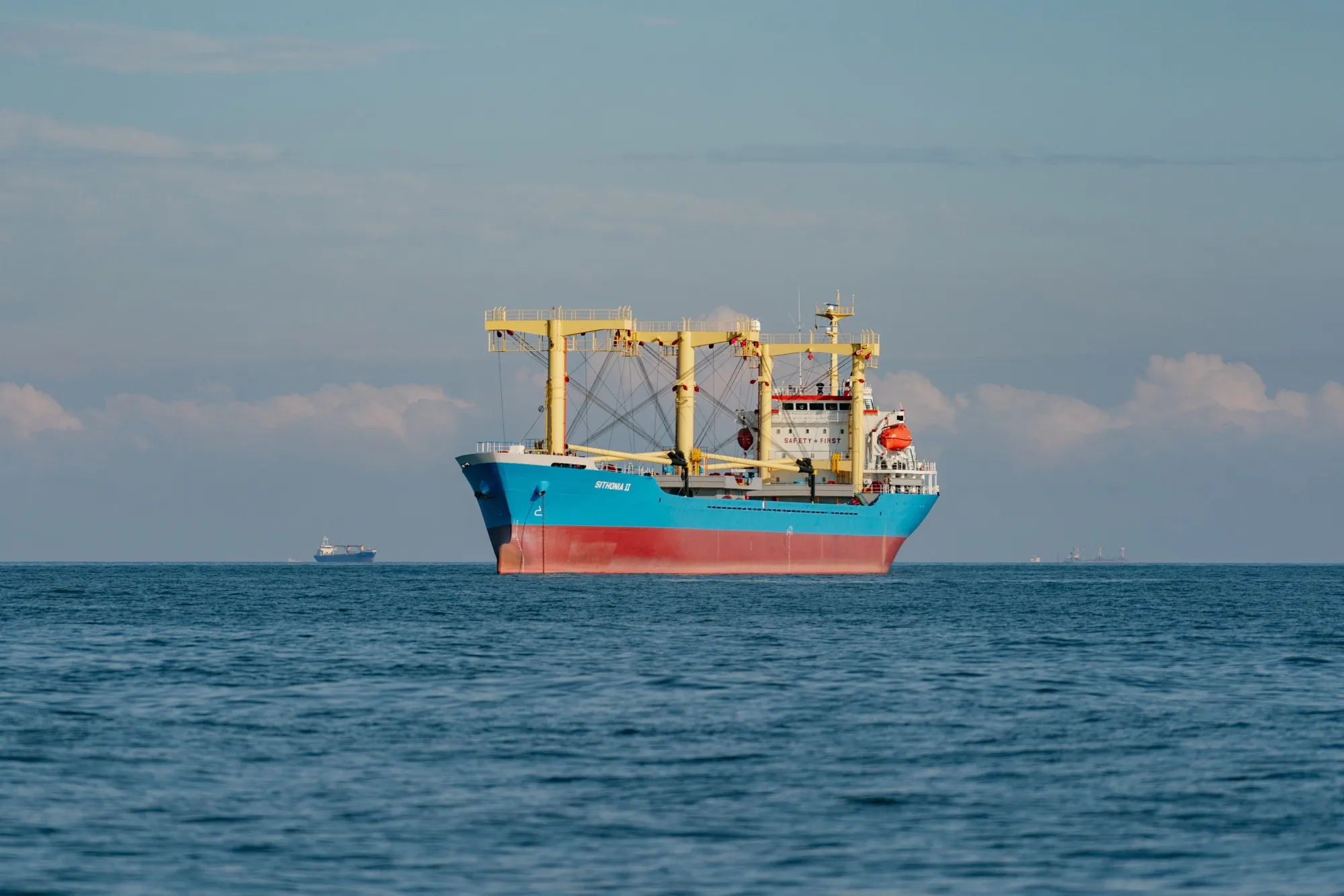 Bulk carrier cargo ship in the Black Sea.&nbsp;Ships that left Ukraine’s Black Sea ports have already arrived in Romania, Israel, Italy and Bulgaria with cargoes like grain and metals.&nbsp;
