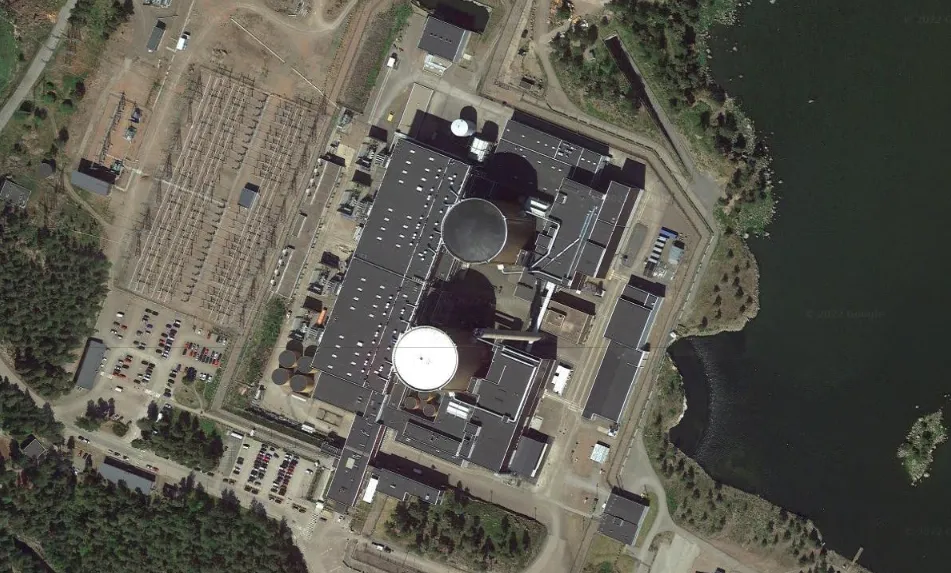 Loviisa nuclear power station in Finland.