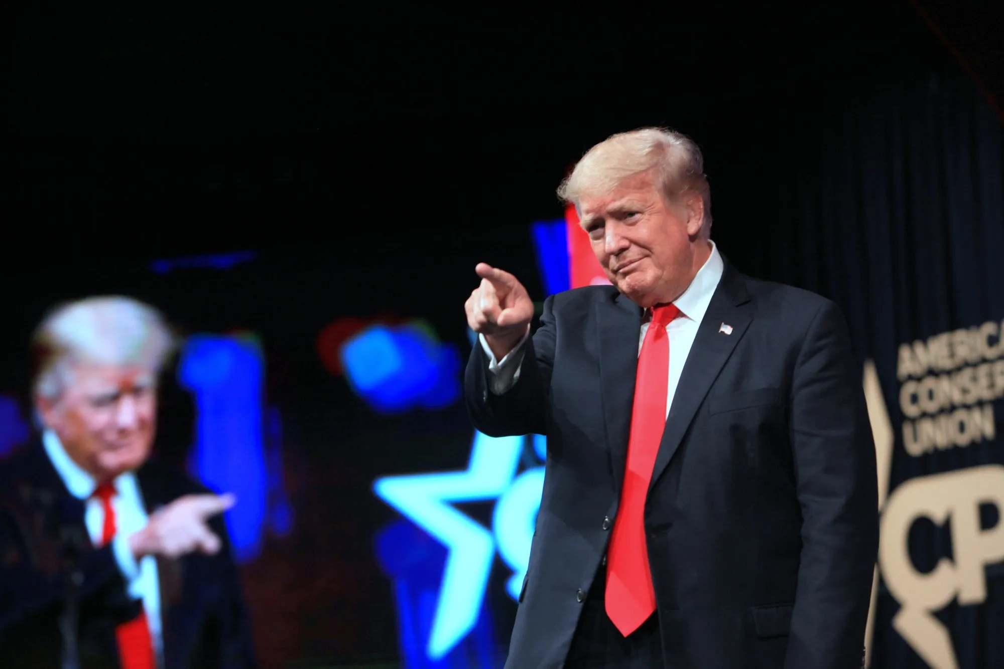 Former President Trump arrives to speak during the Conservative Political Action Conference in Dallas, Texas, on July 11.