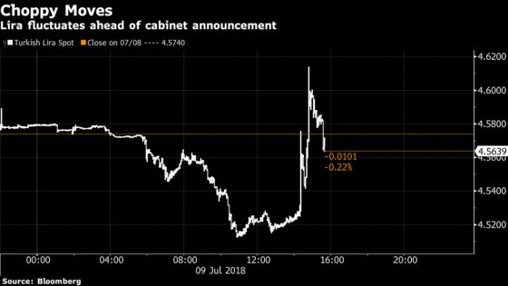 Turkish Assets Fluctuate Ahead of Erdogan's Cabinet Announcement