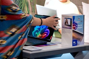 Inside A BestBuy Store As Microsoft Launches Copilot+ AI Laptops