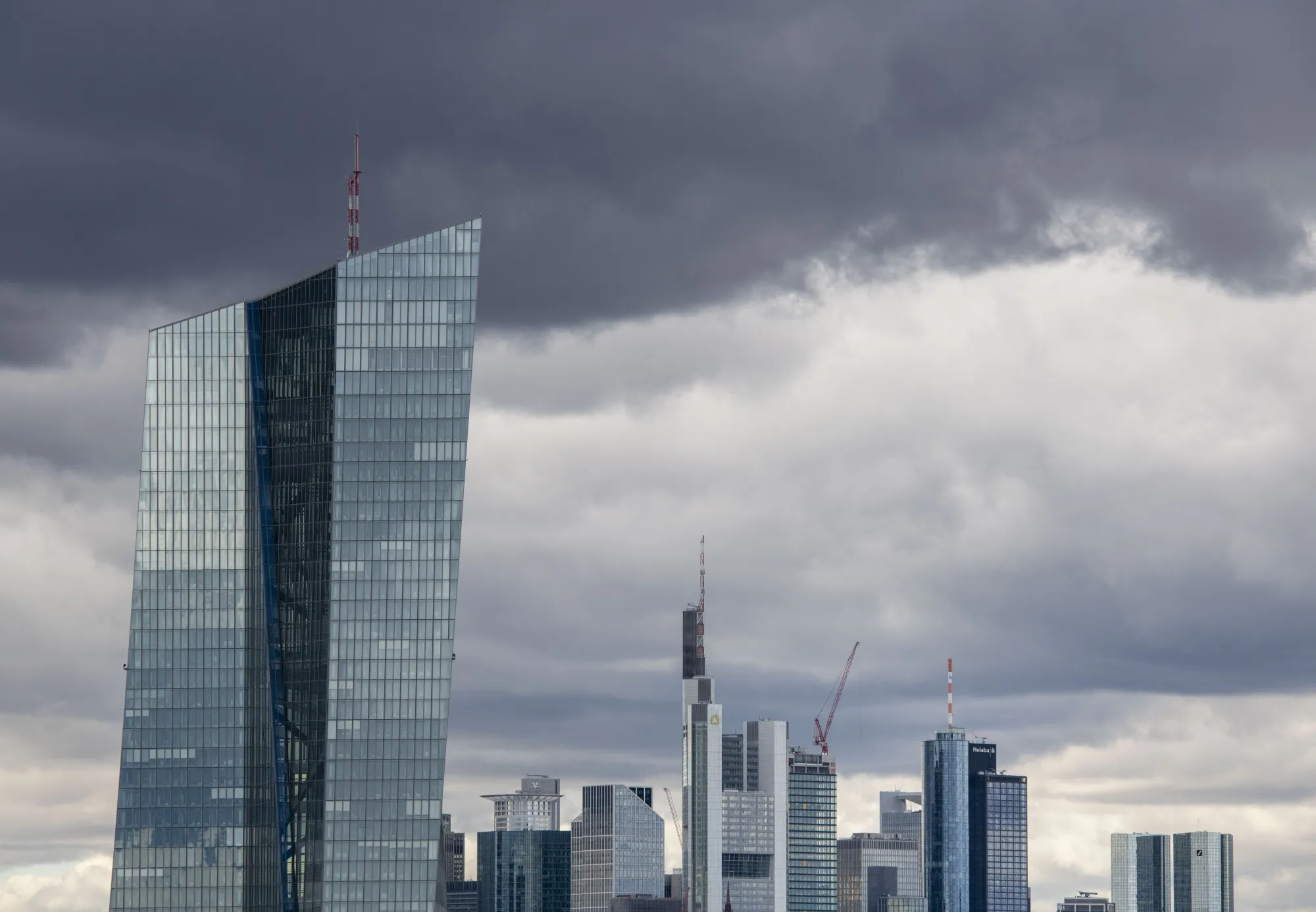 The headquarters of the European Central Bank&nbsp;in Frankfurt, Germany.