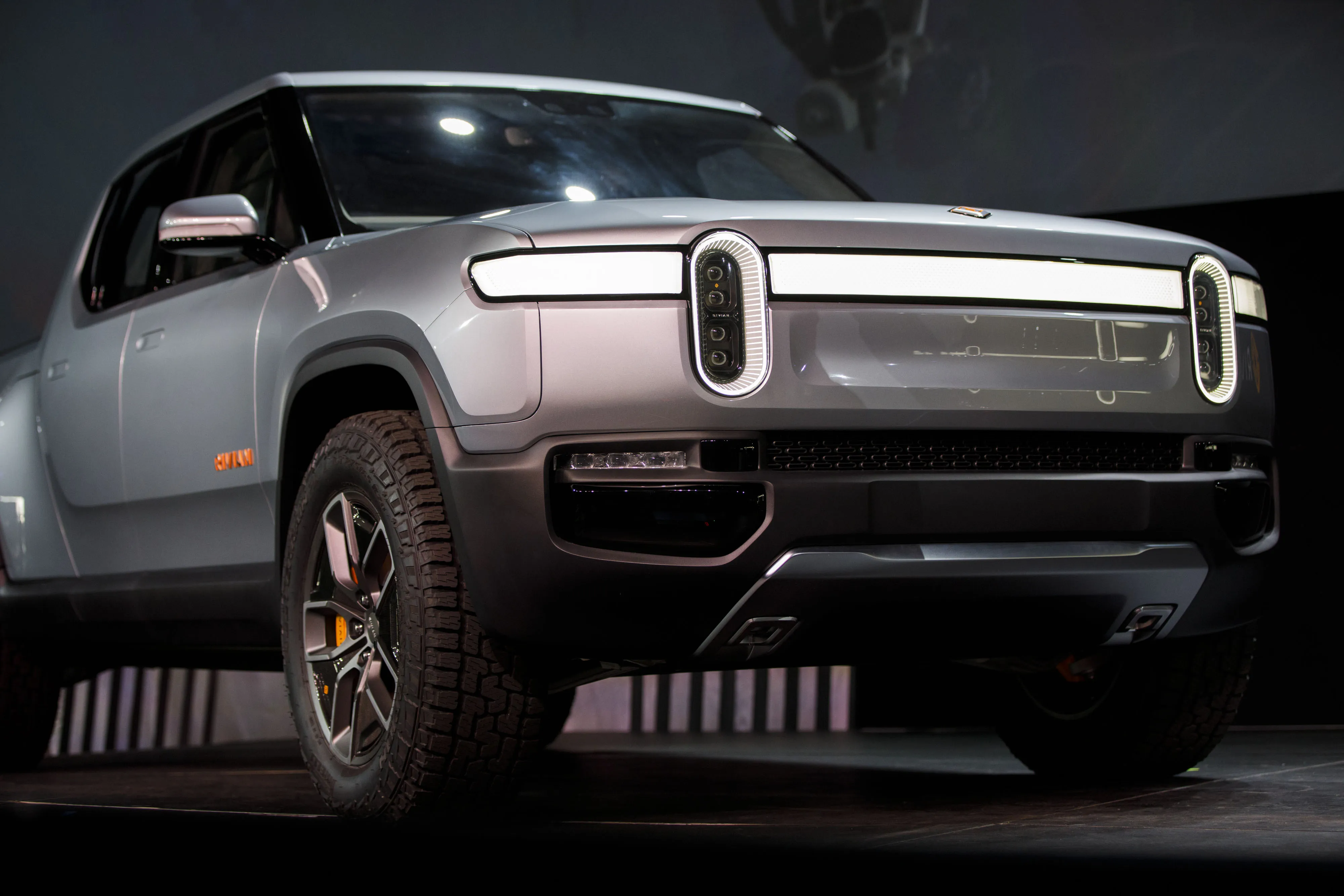 The Rivian Automotive Inc. R1T electric pickup truck