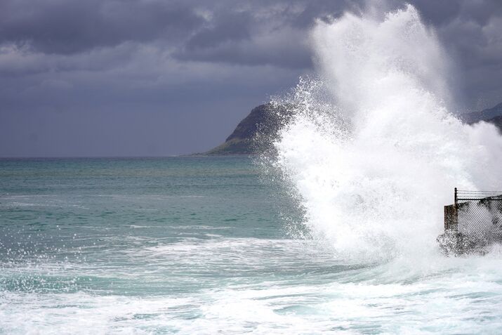Electric Beach in Waianae, Hawaii