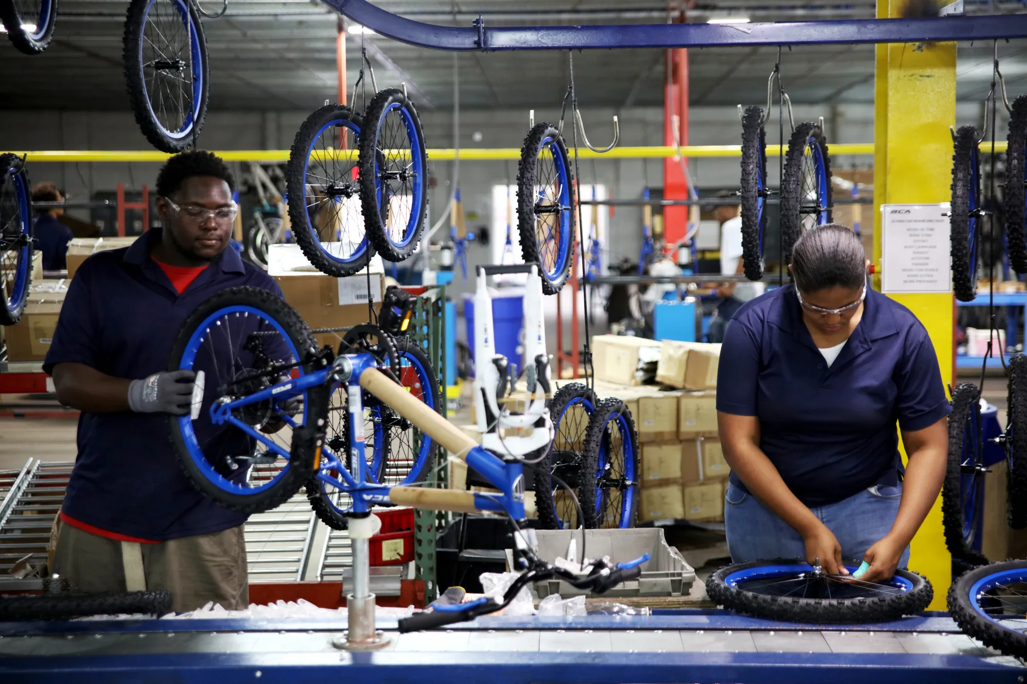 Inside The Bicycle Corporation Of America Assembly Facility 