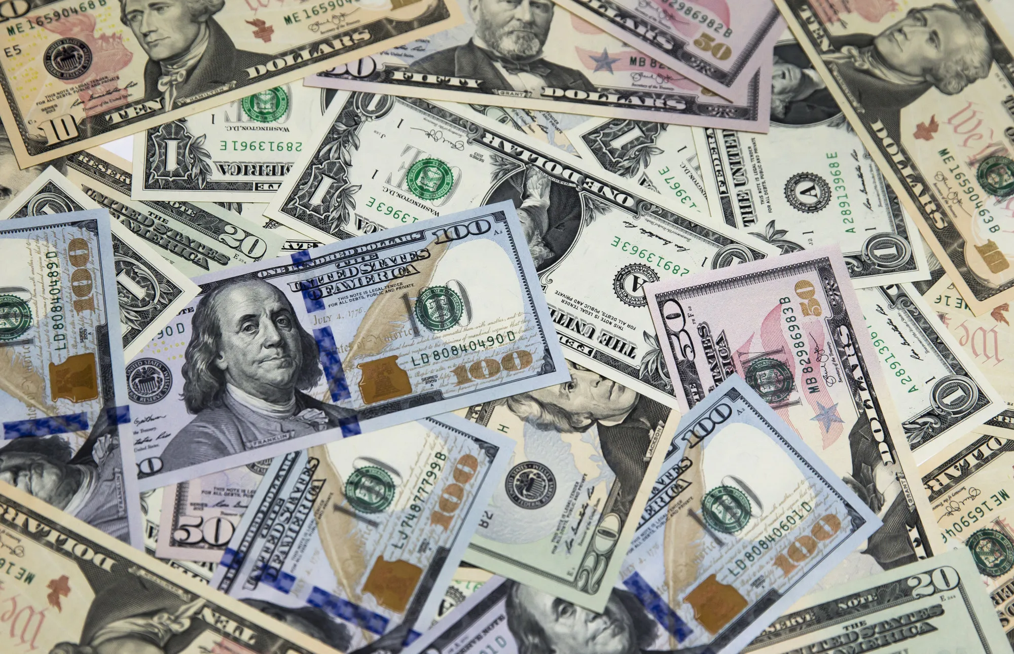 General Images Of Japanese Yen and US Dollars As Yen Extended Gains Against Dollar