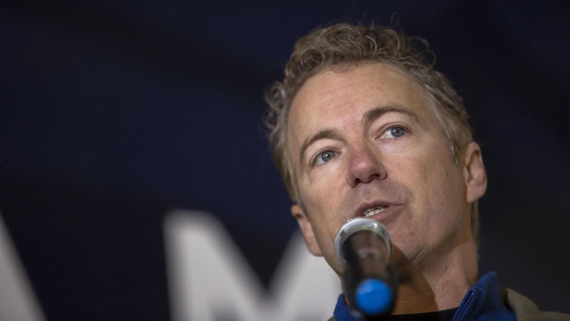 U.S. Sen. Rand Paul (R-KY) speaks at an election rally for U.S. Sen. Mitch McConnell (R-KY) at Bowman Field November 3, 2014 in Louisville, Kentucky.
