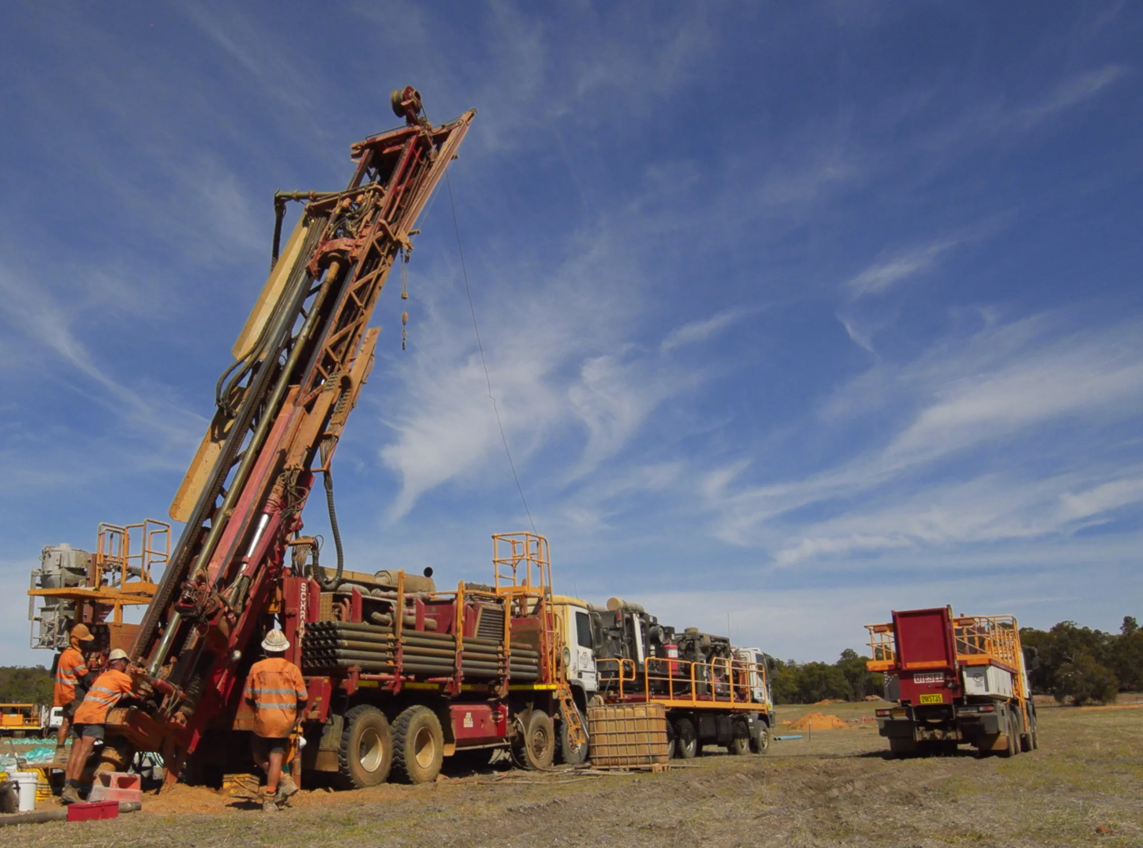 Drilling operations at Chalice’s Julimar Project in Western Australia.