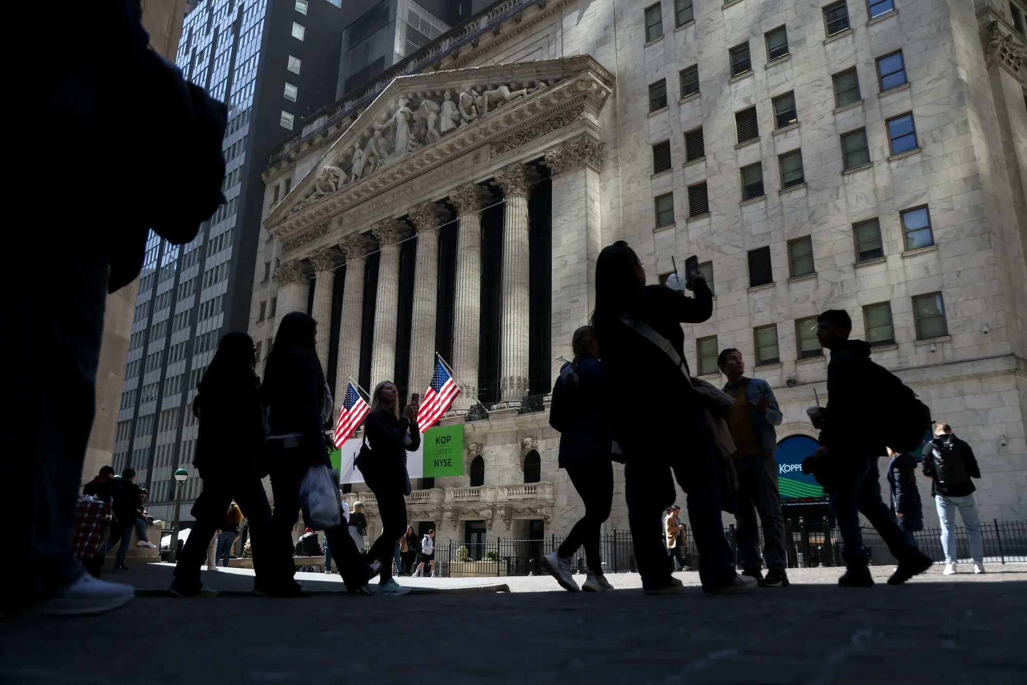 The New York Stock Exchange.