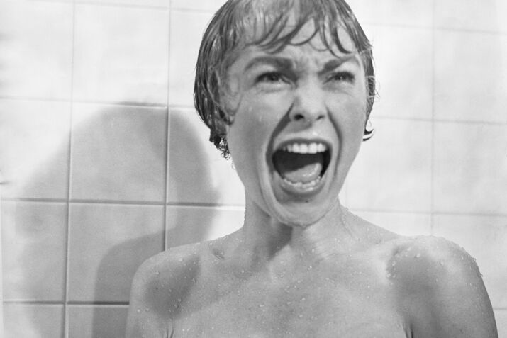 Janet Leigh Screaming in Psycho Shower Scene