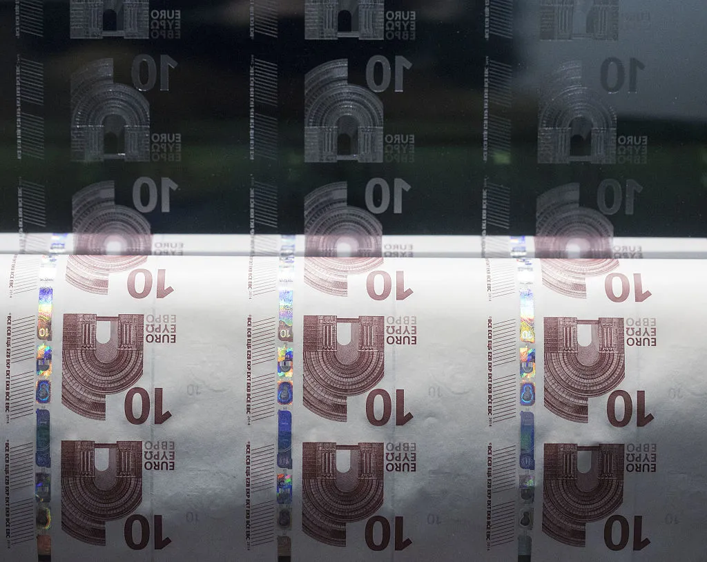 When governments print money to buy their own bonds....
