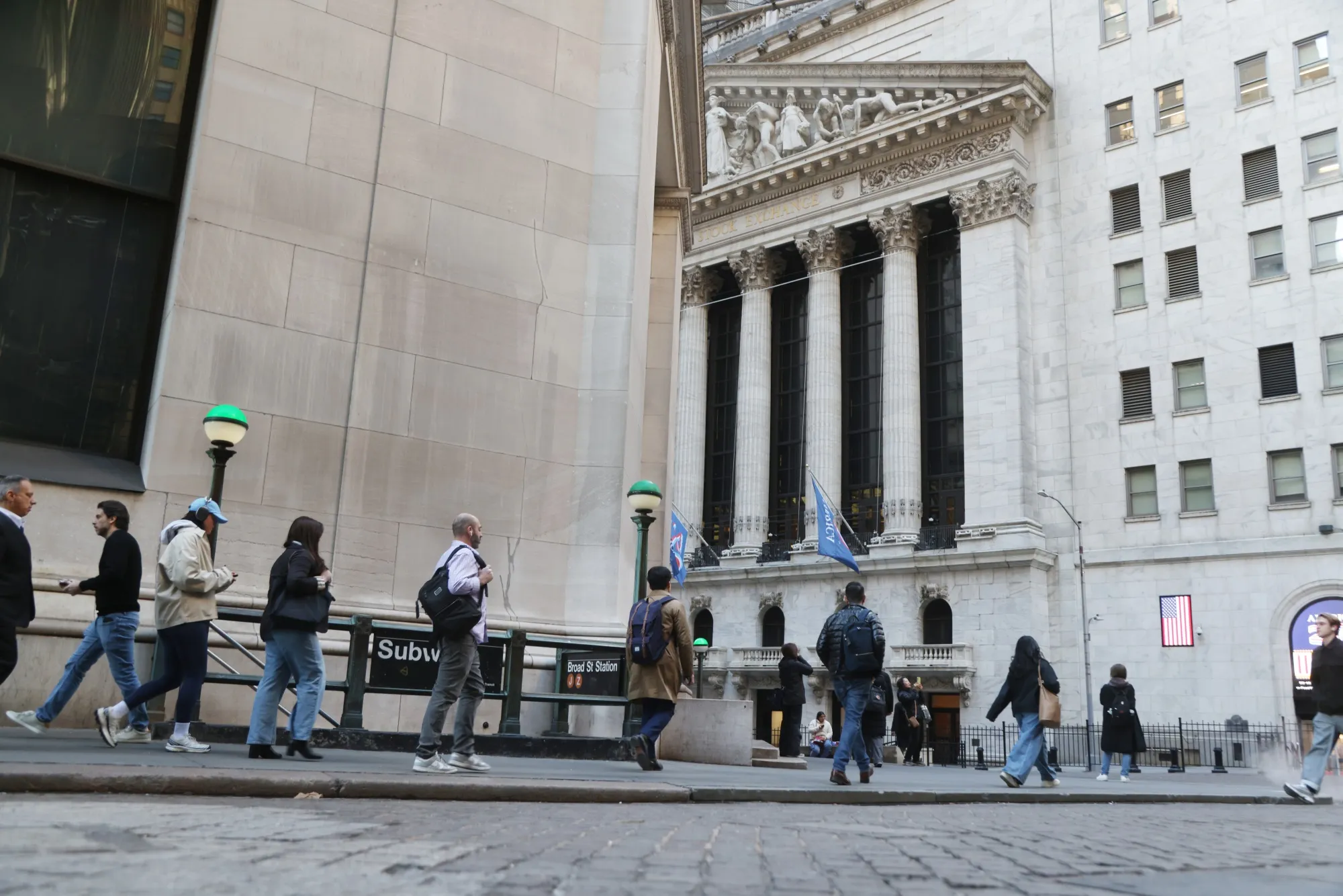 The New York Stock Exchange in New York&nbsp;March 9.