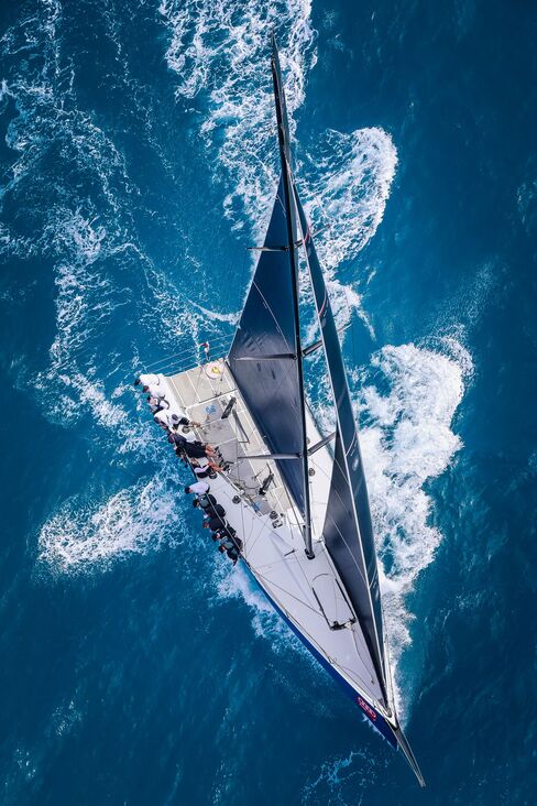 Matt Allen's Ichi Ban, seen here from above, came in second place for the series.
