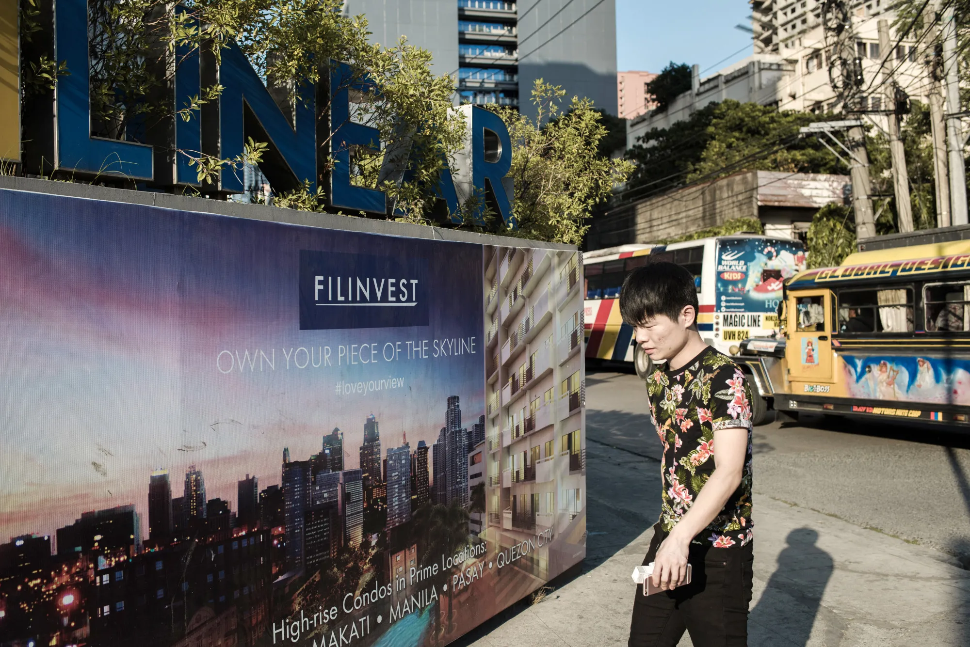 The Linear Makati development in the San Antonio Village area of Makati City.