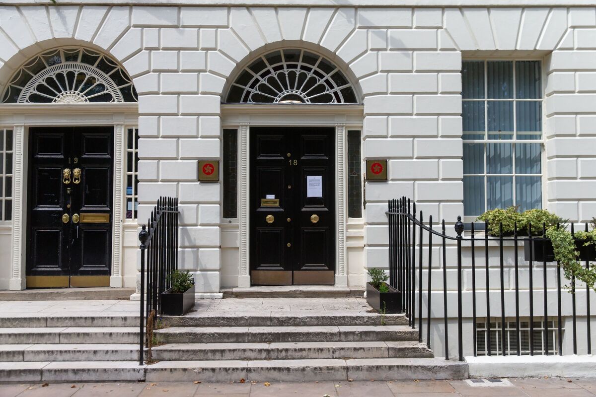 HK’s London Trade Office Defaced as UK Seeks Detente With China Bloomberg
