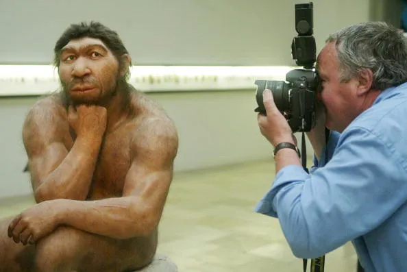 One of these guys is more tech-savvy than the other.
