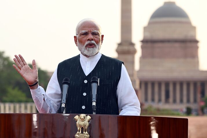 Indian Prime Minister Narendra Modi News Conference