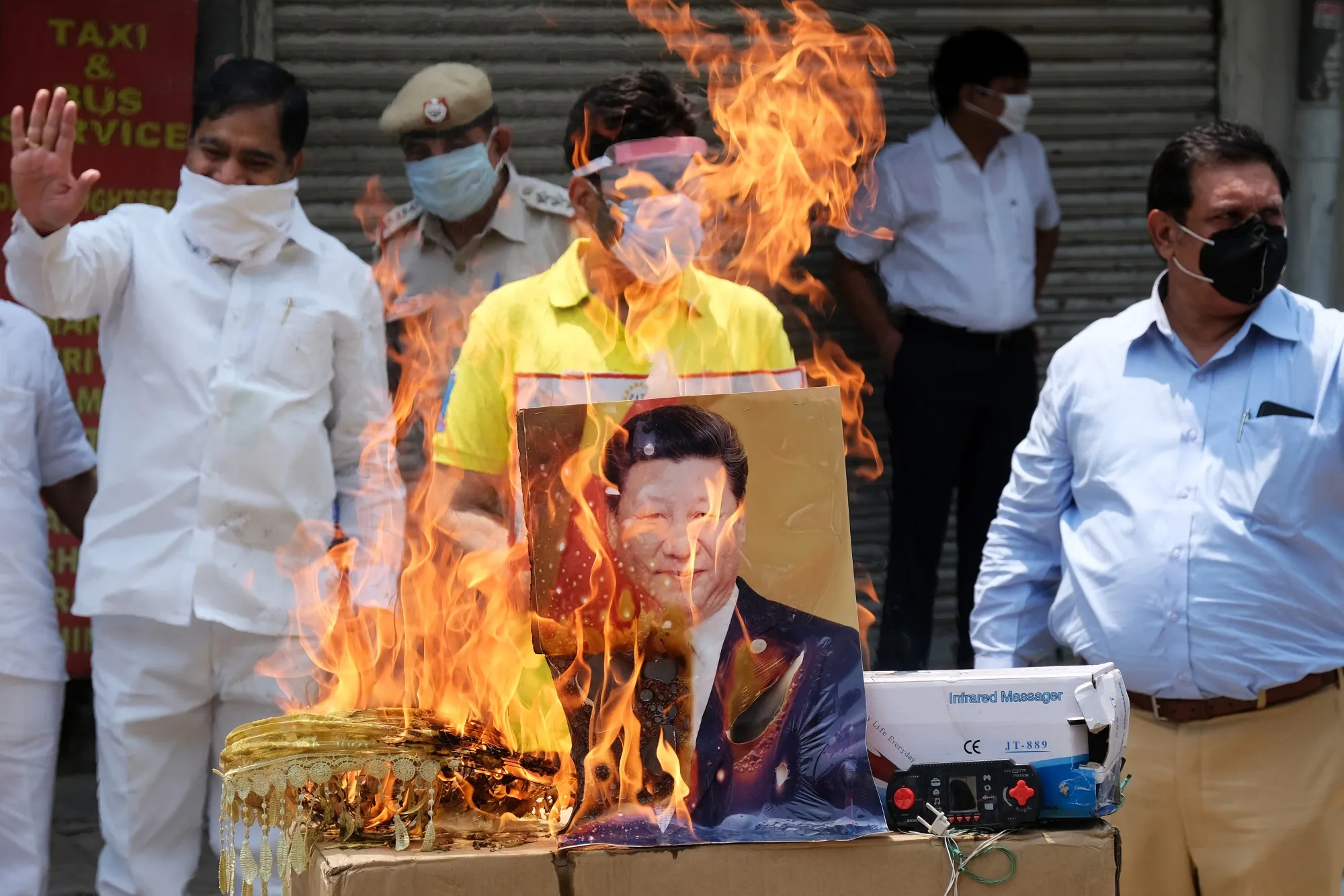 Boycott of Chinese Products Protest Organised By The Confederation of All India Traders