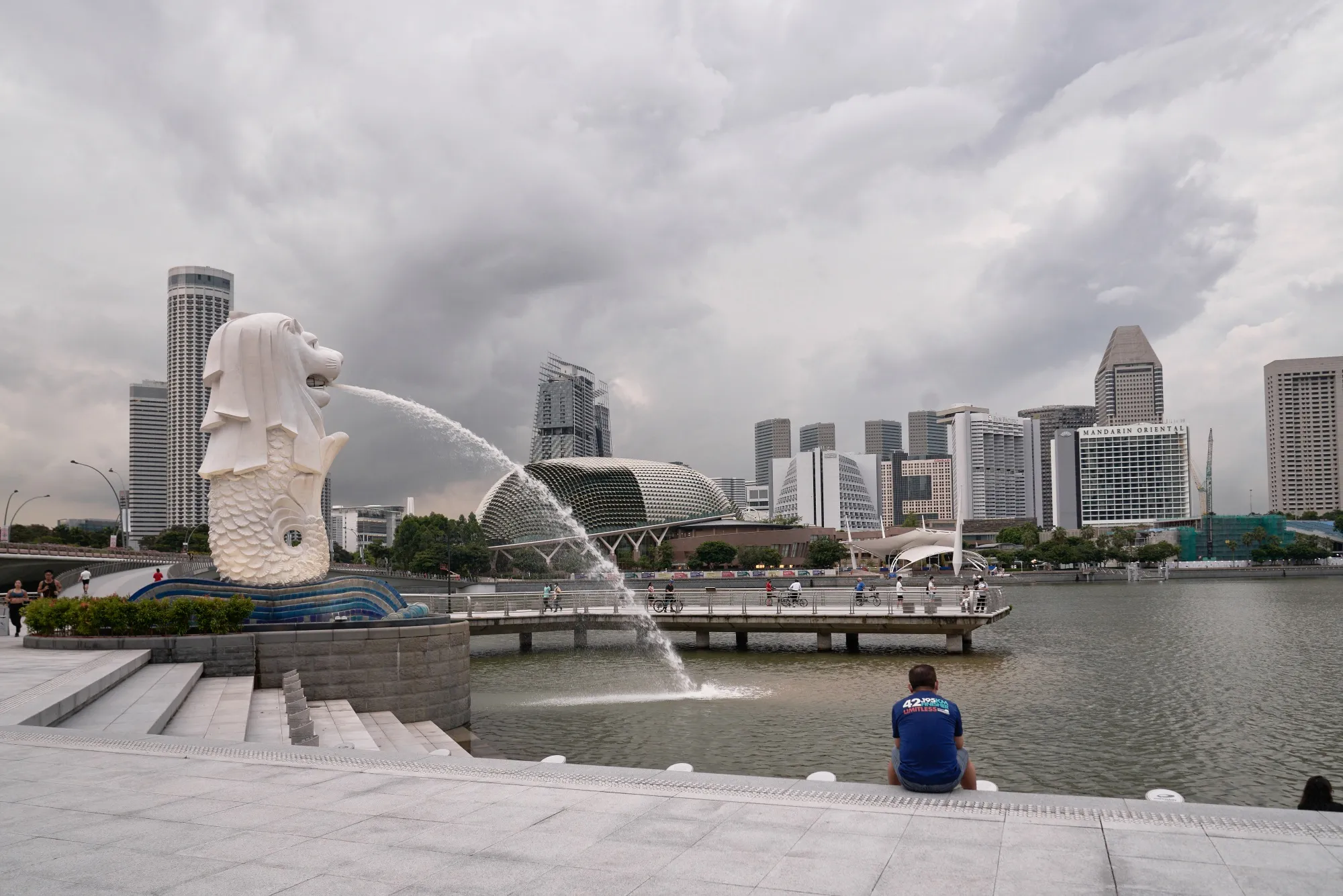 The central business district of Singapore earlier in May.&nbsp;Singapore was forced to reimpose a month of&nbsp;lockdown-like&nbsp;conditions from May 16 to quell a rising number of infections, its first return to tightening restrictions since last year.