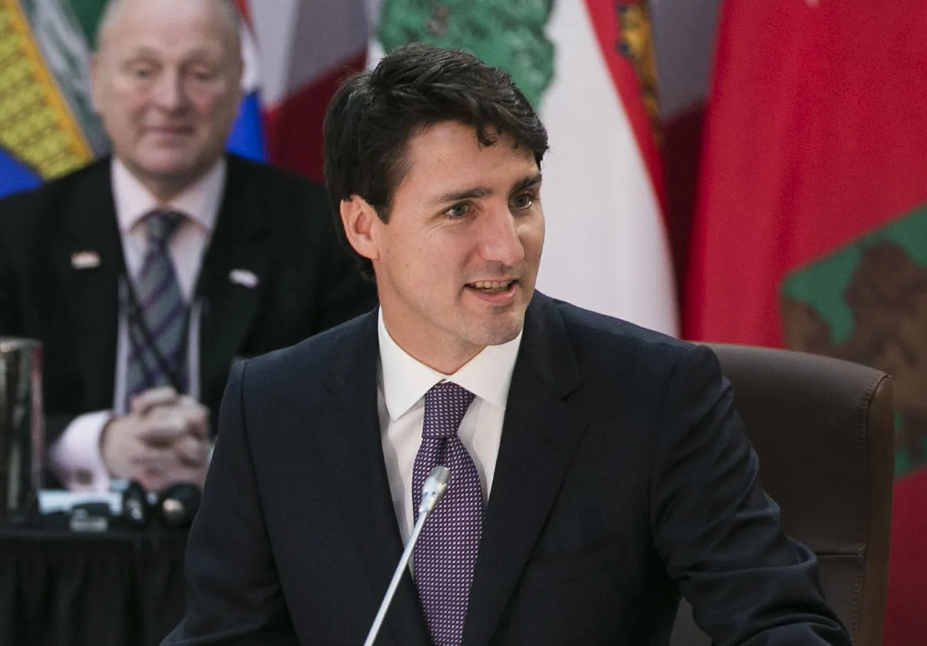 Justin Trudeau, Canada's prime minister, in Ottawa on Friday.
