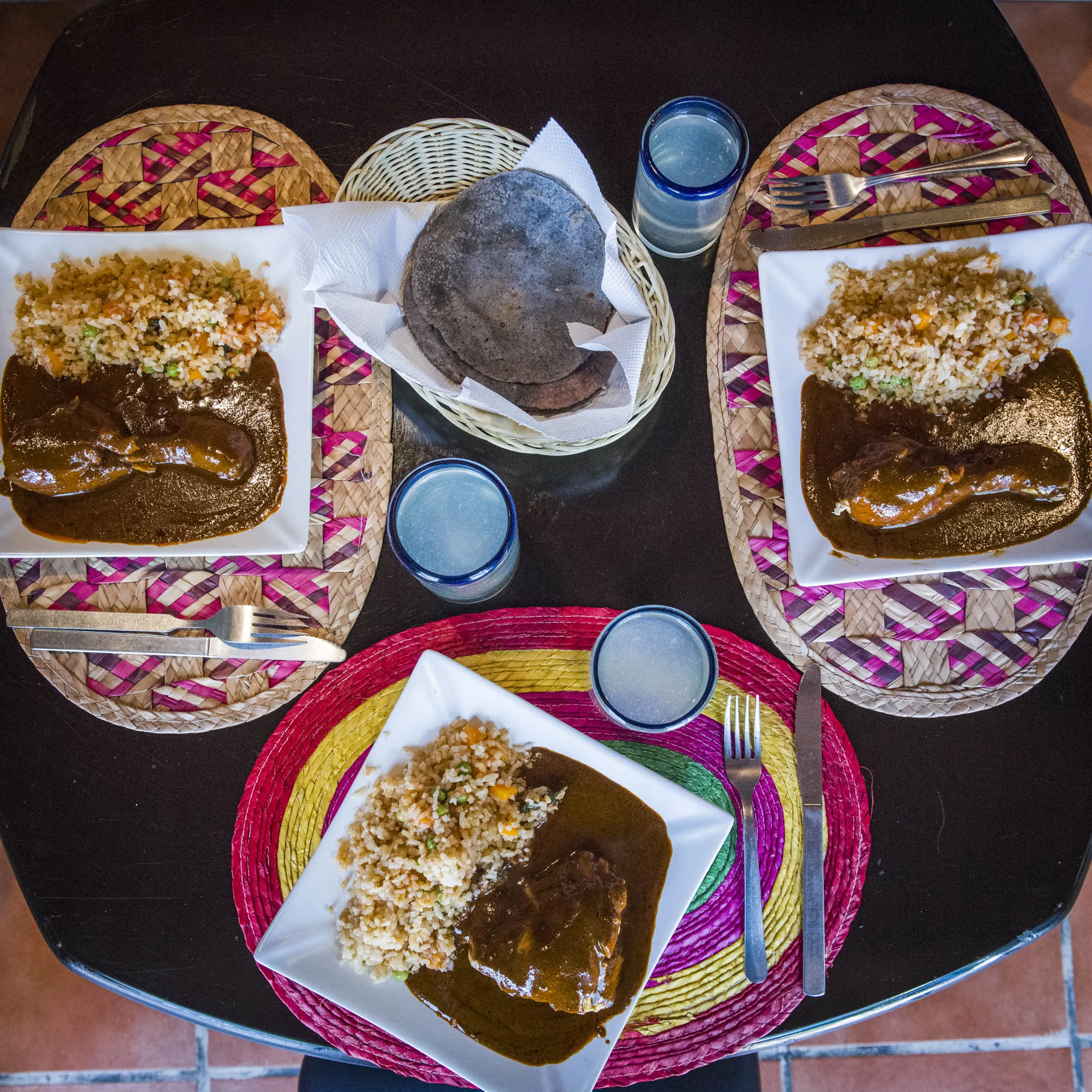 Mole at Milpa Alta, a restaurant in a rural area of Mexico City.