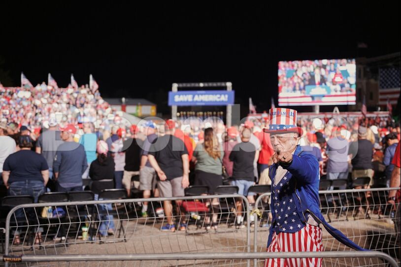 Former President Donald Trump Host Save America Rally