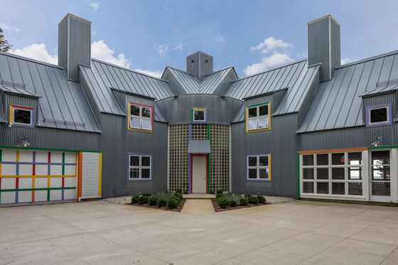 The Famous Postmodern ‘Crayola’ House Is for Sale