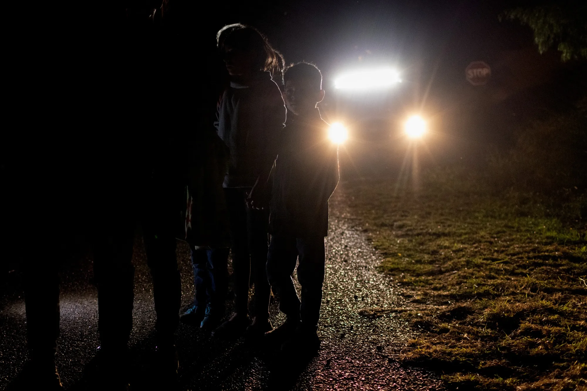 Unaccompanied immigrant minors waited to be processed by Border Patrol agents after they crossed the Rio Grande into south Texas in 2021.