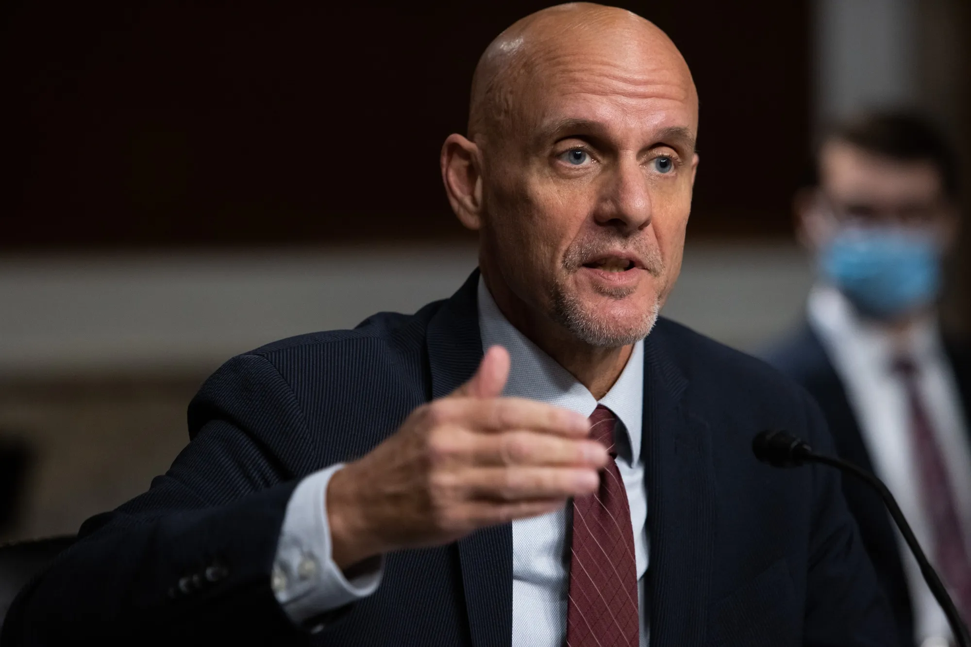 U.S. Food and Drug Administration Commissioner Stephen Hahn at a congressional hearing in 2020.