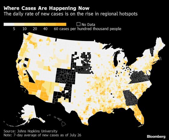 New Vaccinations Are Rebounding in the U.S.’s Covid Hot Spots