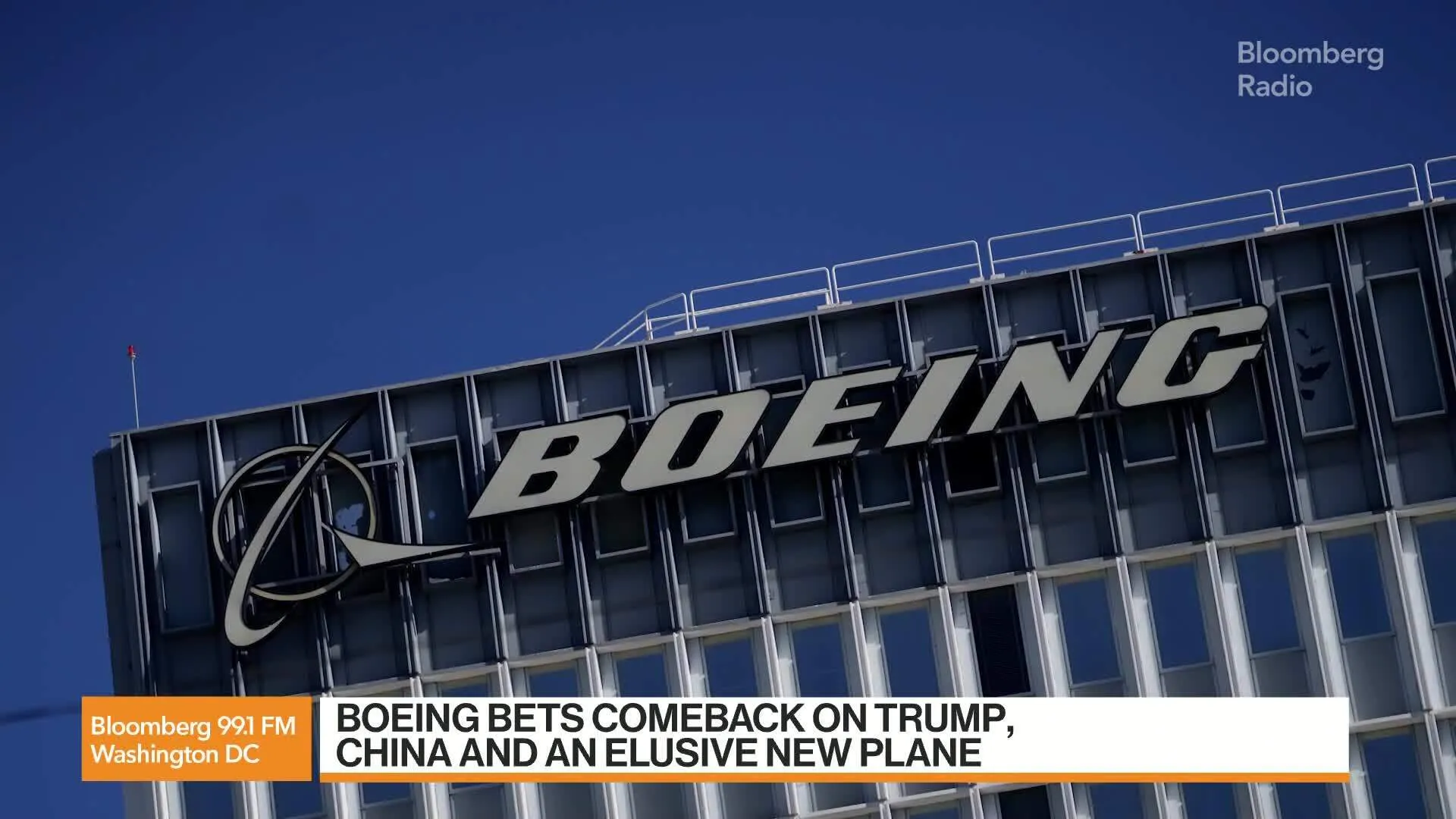 Watch Boeing Bets Comeback on Trump, China and an Elusive New Plane - Bloomberg
