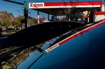 An Exxon Mobil gas station in San Francisco, California, U.S., on Thursday, Jan. 27, 2022. 