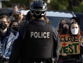relates to College Tensions Reignite with Arrests at Penn, Chicago