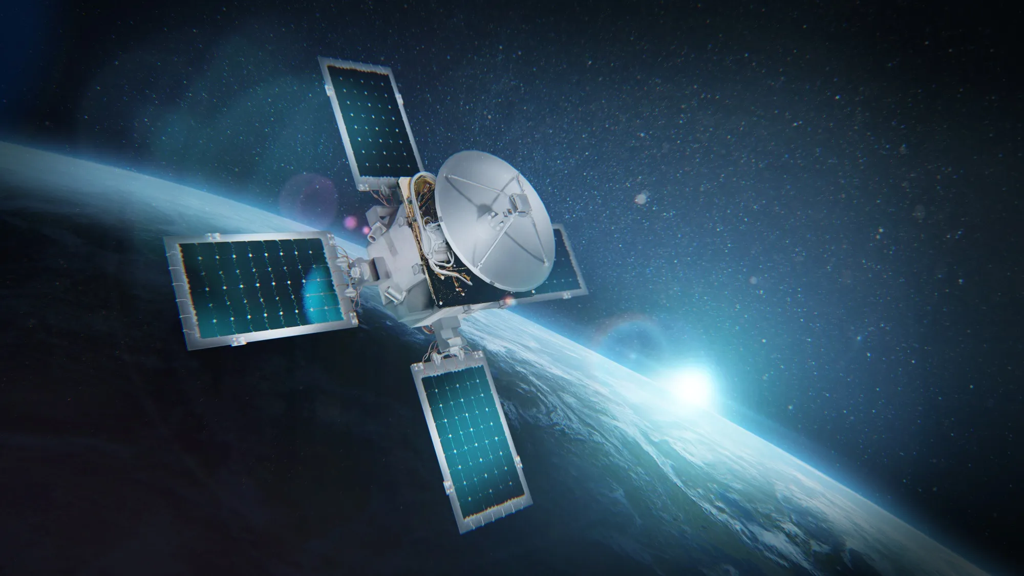 A rendering of the York Space Systems BARD mission.