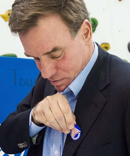 Mark Warner votes
