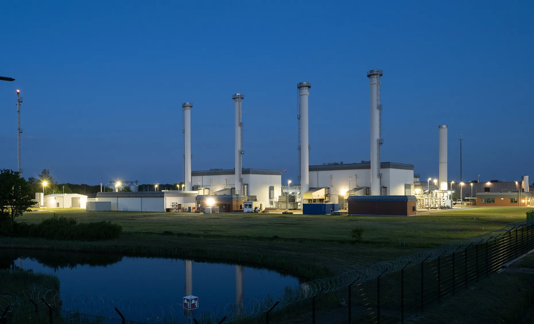 The Astora underground natural gas storage facility&nbsp;in Rehden, Germany.