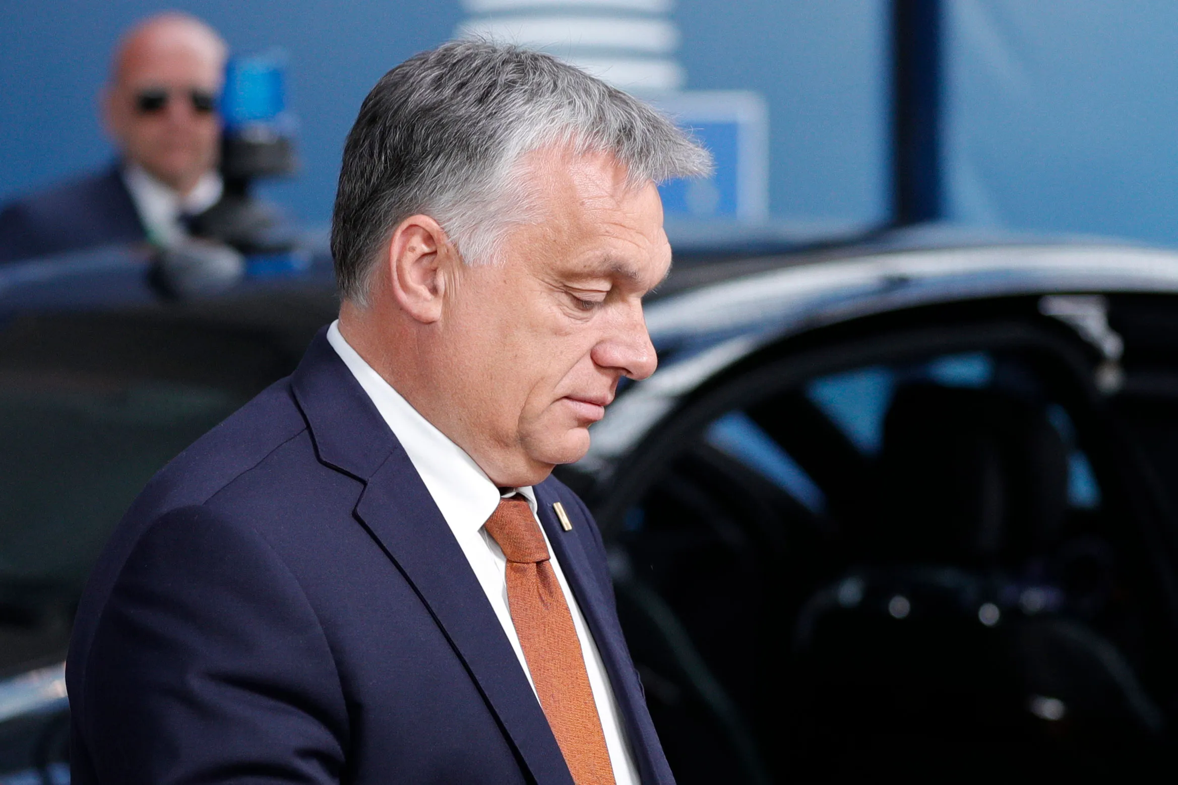 Viktor Orban&nbsp;in Brussels on July 2.