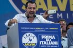 Matteo Salvini at a July rally. Investors can vote every day, not just in elections.