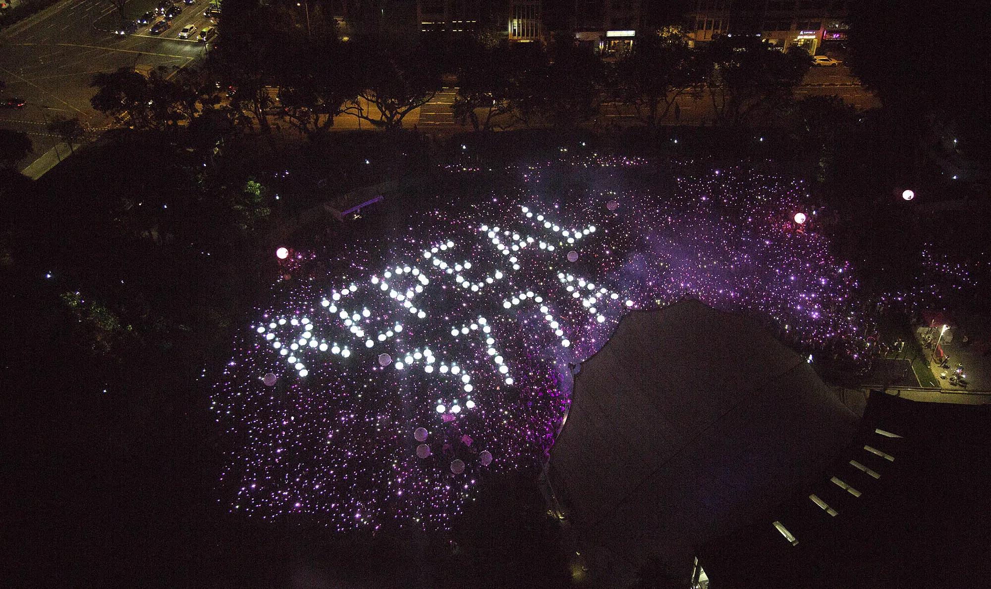 Demonstrators call to repeal Section 377A of Singapore's Penal Code which criminalizes sex between men during the Pink Dot event held in Hong Lim Park&nbsp;in Singapore in June 2019.&nbsp;