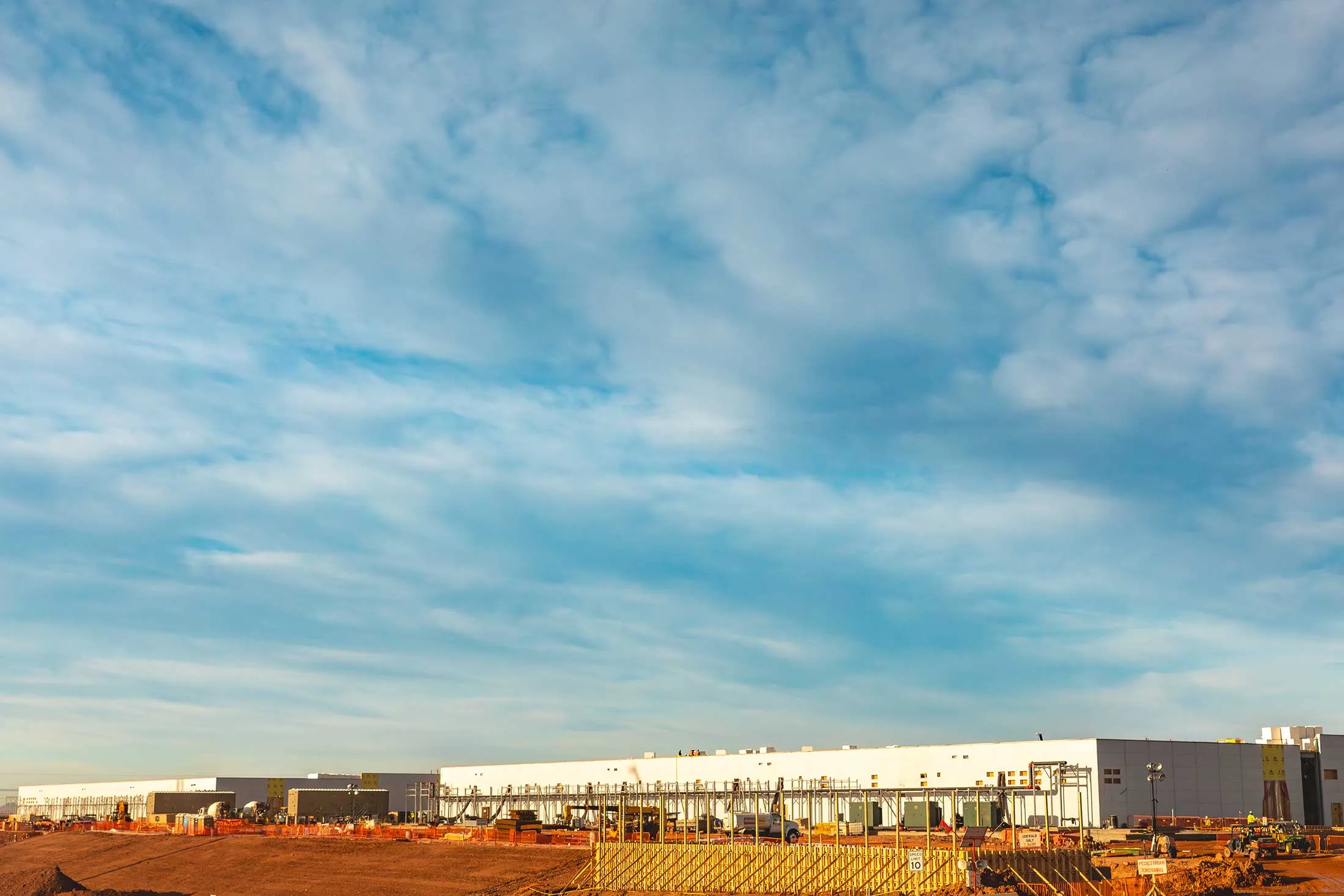 The construction site in Abilene.