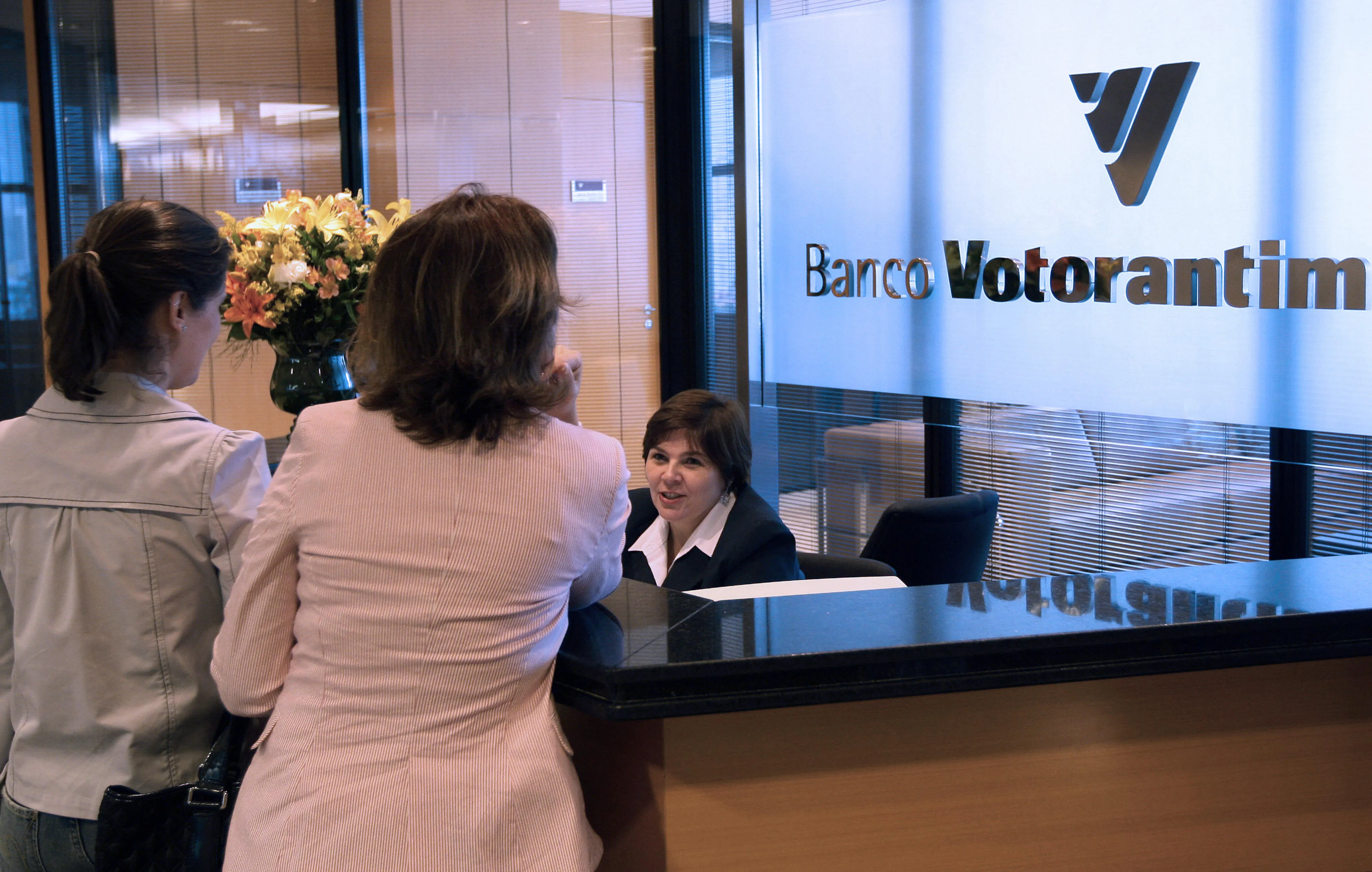 A Banco Votorantim&nbsp;branch in Sao Paulo.