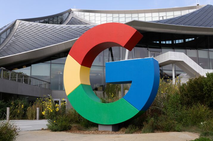 The Google headquarters in Mountain View, California. 